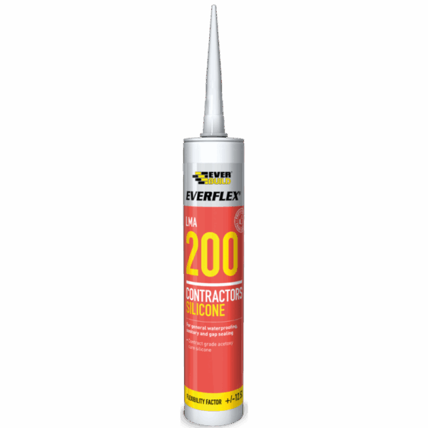Everbuild Everflex Lma 200 Contractors Silicone 295ml