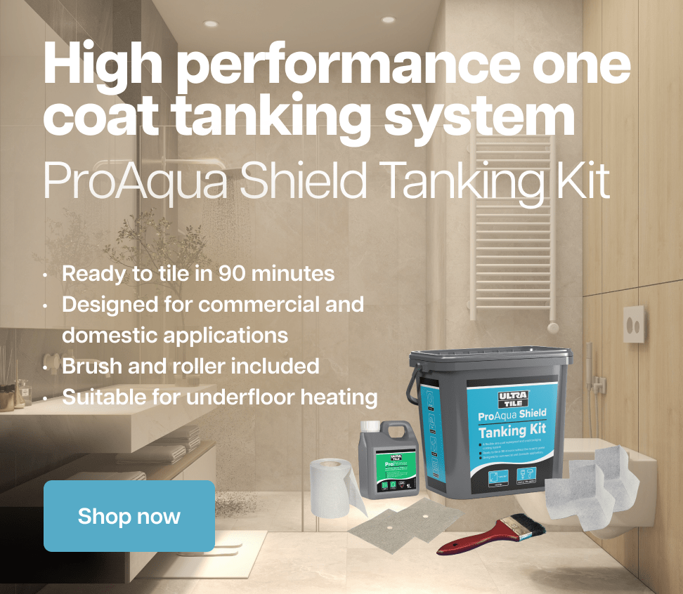 UltraTile ProAqua Shield Tanking Kit - Banner