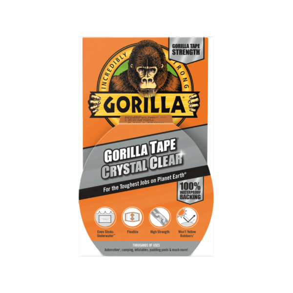 Gorilla Tape Crystal Clear 8.2m