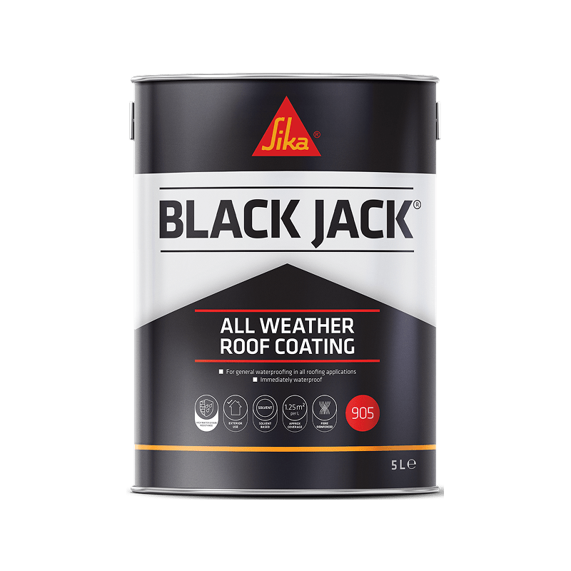 Sika Black Jack 905 All Weather Roof Coating