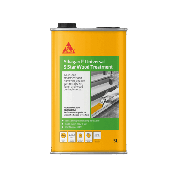 Sikagard Universal Wood Treatment 5 Star 5L