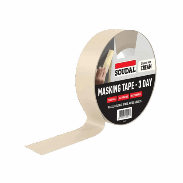 Soudal Masking Tape - 3 Day 24mm