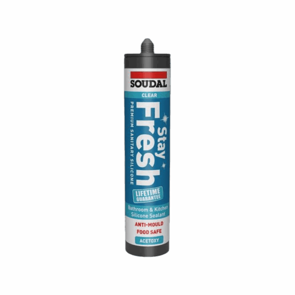 Soudal Stay Fresh Acetoxy Anti-Mould Silicone Clear
