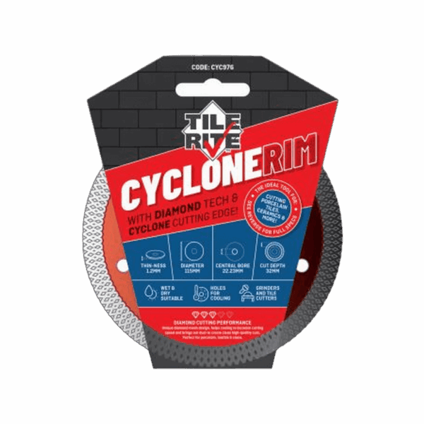 Tile Rite Cyclone Rim Diamond Blade