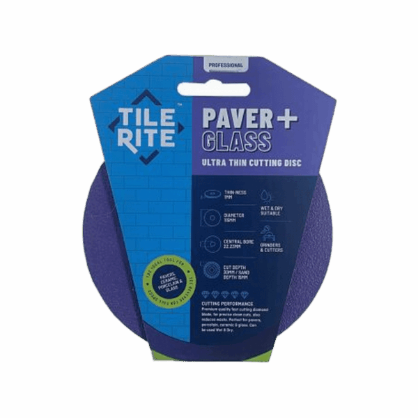 Tile Rite Paver+ Glass Ultra Thin Cutting 115mm Disc