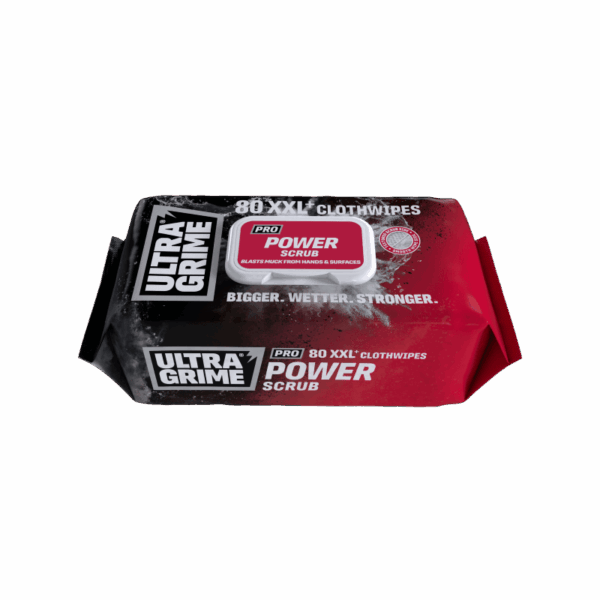 Ultragrime Pro Power Scrub Xxl Wipes