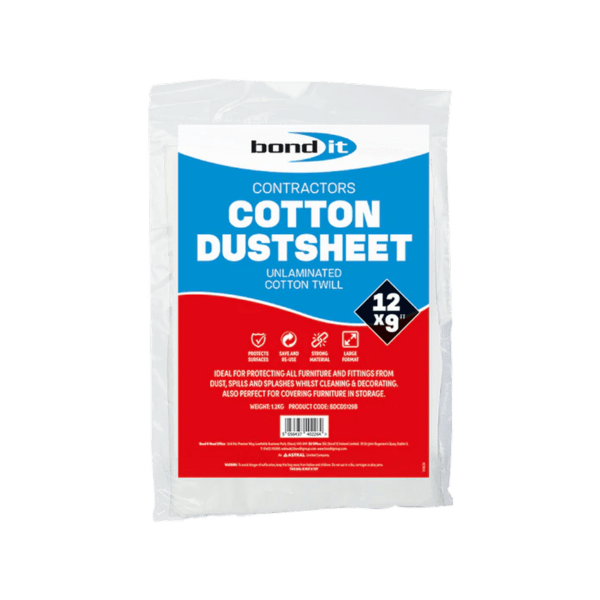 Bond It Heavy Duty Cotton Twill Dust Sheets